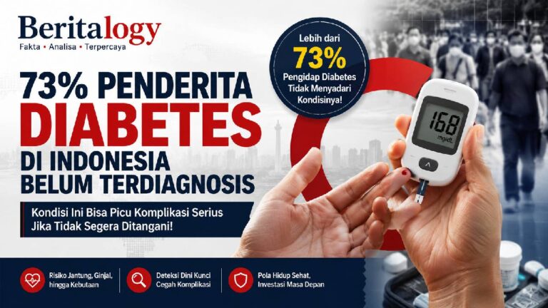73 Persen Penderita Diabetes di Indonesia Belum Terdiagnosis, Waspadai Dampaknya