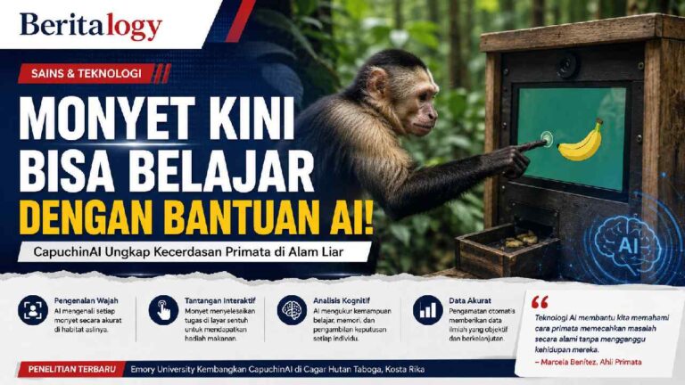 CapuchinAI Buktikan Monyet Kini Bisa Belajar dengan Bantuan Teknologi AI