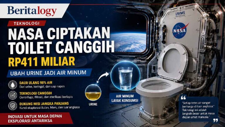 NASA Ciptakan Toilet Rp411 Miliar, Ubah Urine Menjadi Air Minum