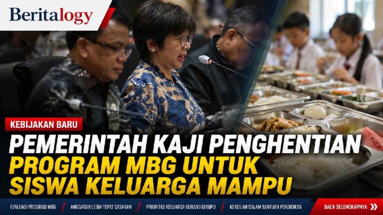 Pemerintah Kaji Penghentian Program MBG untuk Siswa Keluarga Mampu