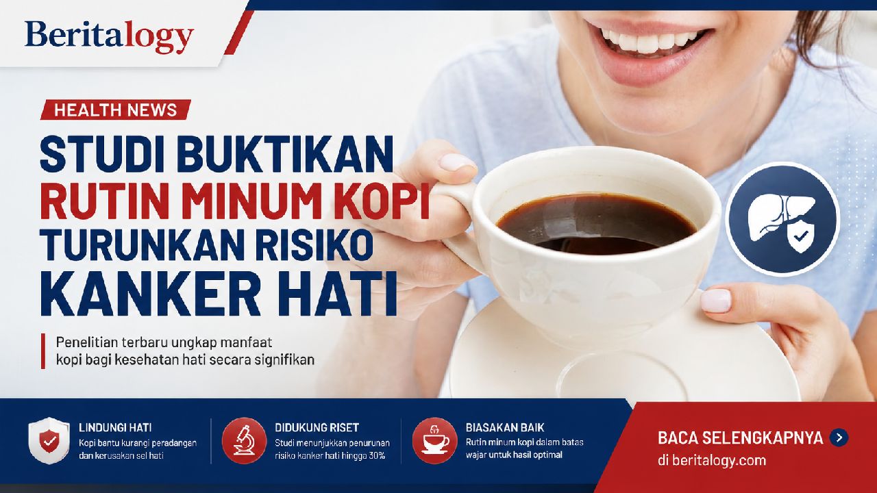 Studi Buktikan Rutin Minum Kopi Turunkan Risiko Kanker Hati
