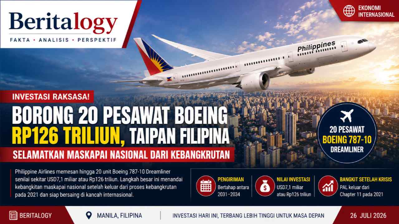 Taipan Filipina Borong 20 Pesawat Boeing Rp126 Triliun Selamatkan Maskapai Nasional