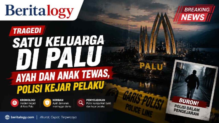 Tragedi Satu Keluarga di Palu, Ayah dan Anak Tewas, Polisi Kejar Pelaku