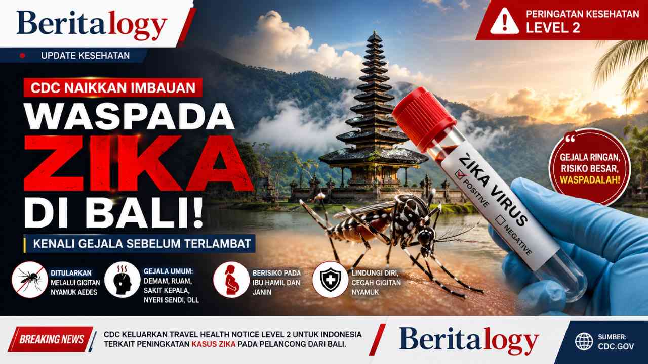 CDC Naikkan Waspada Zika di Bali, Kenali Gejalanya Sebelum Terlambat