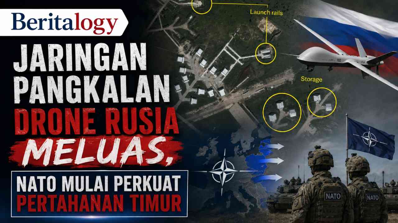 Jaringan Pangkalan Drone Rusia Meluas, NATO Mulai Perkuat Pertahanan Timur