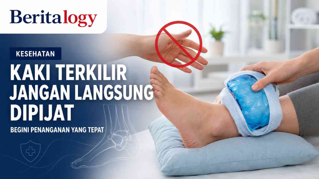 Kaki Terkilir Jangan Langsung Dipijat, Begini Penanganan yang Tepat