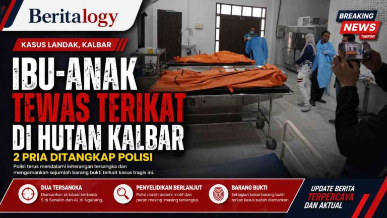 Kasus Ibu-Anak Tewas Terikat di Hutan Kalbar, 2 Pria Ditangkap