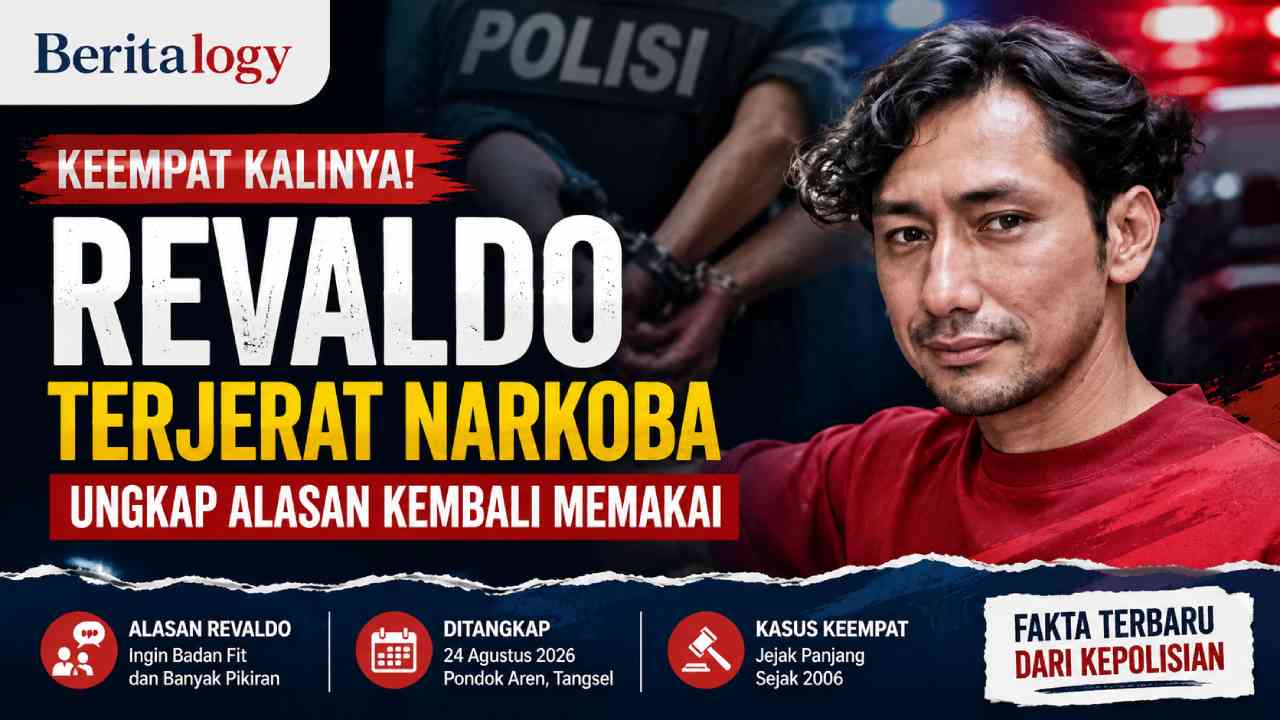 Keempat Kalinya Terjerat Narkoba, Revaldo Ungkap Alasan Kembali Memakai