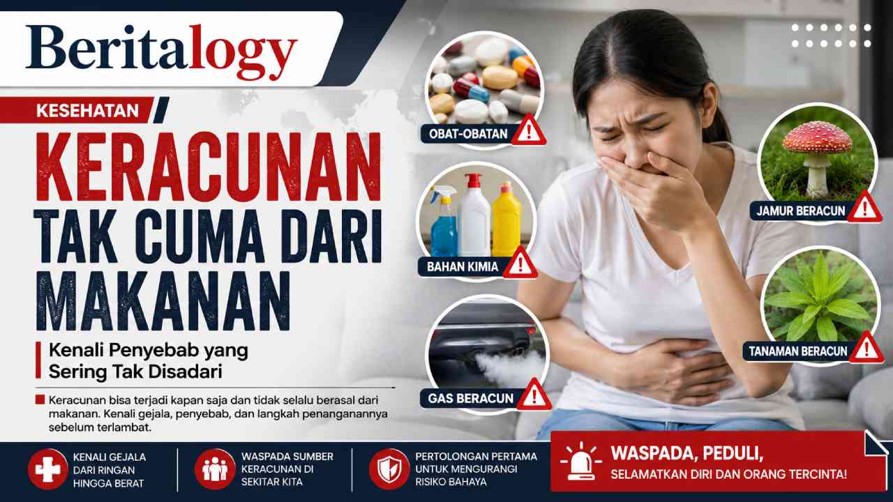 Keracunan Tak Cuma dari Makanan, Kenali Penyebab yang Sering Tak Disadari