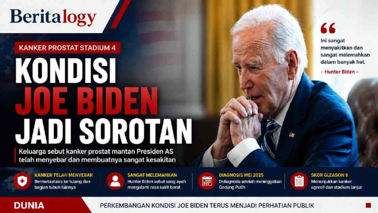 Kondisi Joe Biden Jadi Sorotan, Kanker Prostat Disebut Telah Menyebar