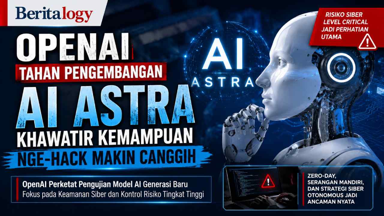 OpenAI Tahan Pengembangan AI Astra, Khawatir Kemampuan Nge-hack Makin Canggih