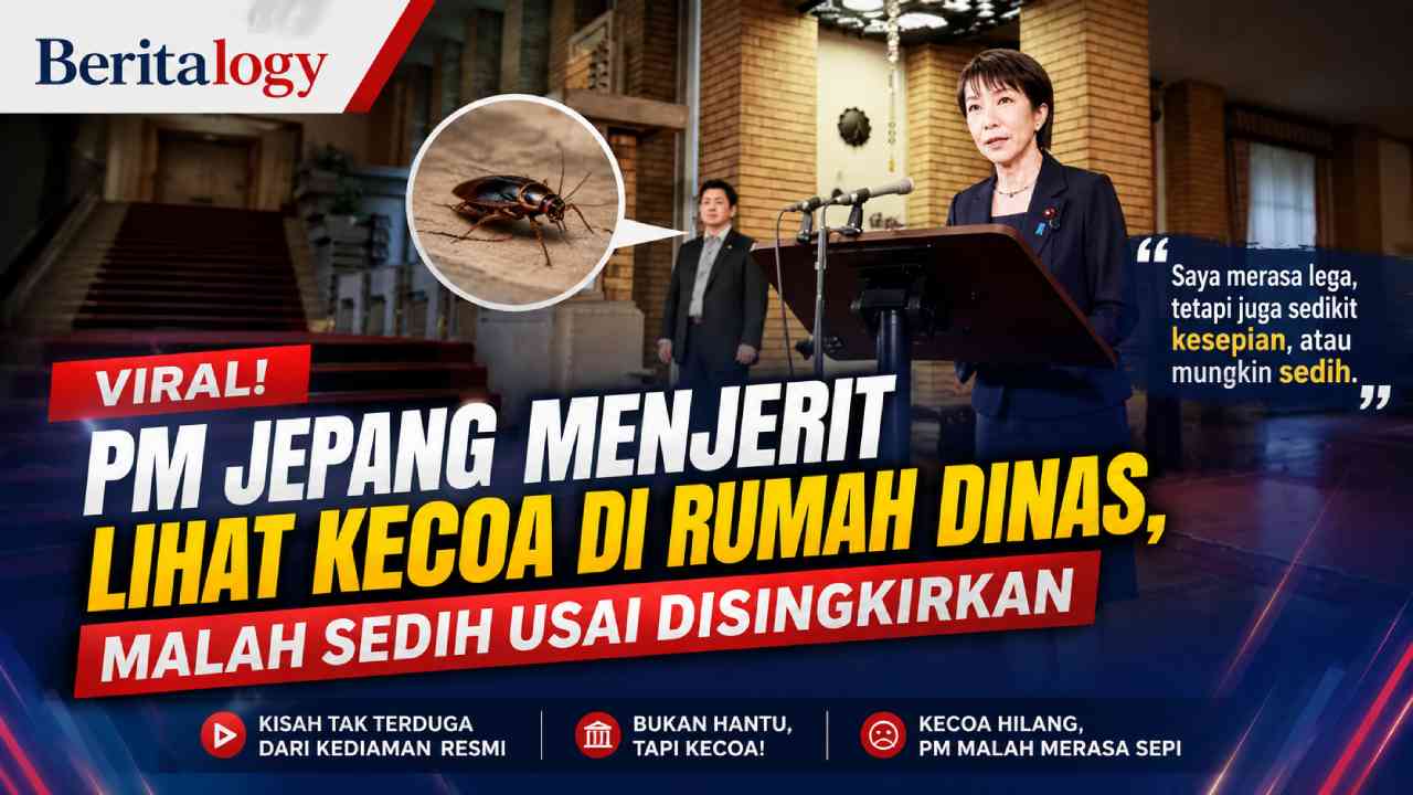 PM Jepang Menjerit Lihat Kecoa di Rumah Dinas, Malah Sedih Usai Disingkirkan