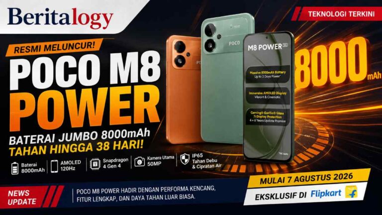 Poco M8 Power Resmi Hadir Bawa Baterai Jumbo Tahan 38 Hari
