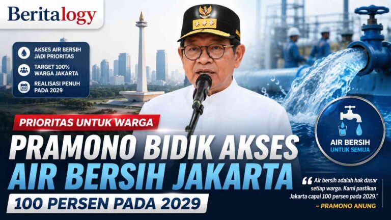 Pramono Bidik Akses Air Bersih Jakarta 100 Persen pada 2029