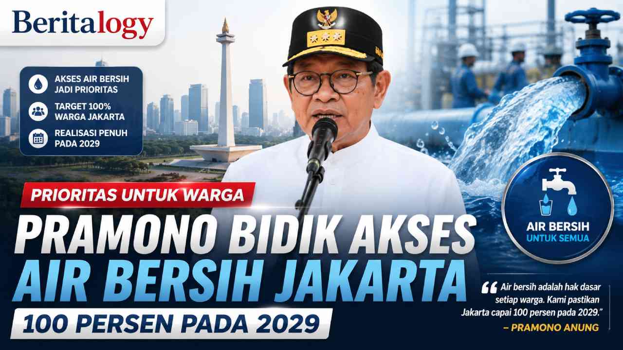 Pramono Bidik Akses Air Bersih Jakarta 100 Persen pada 2029