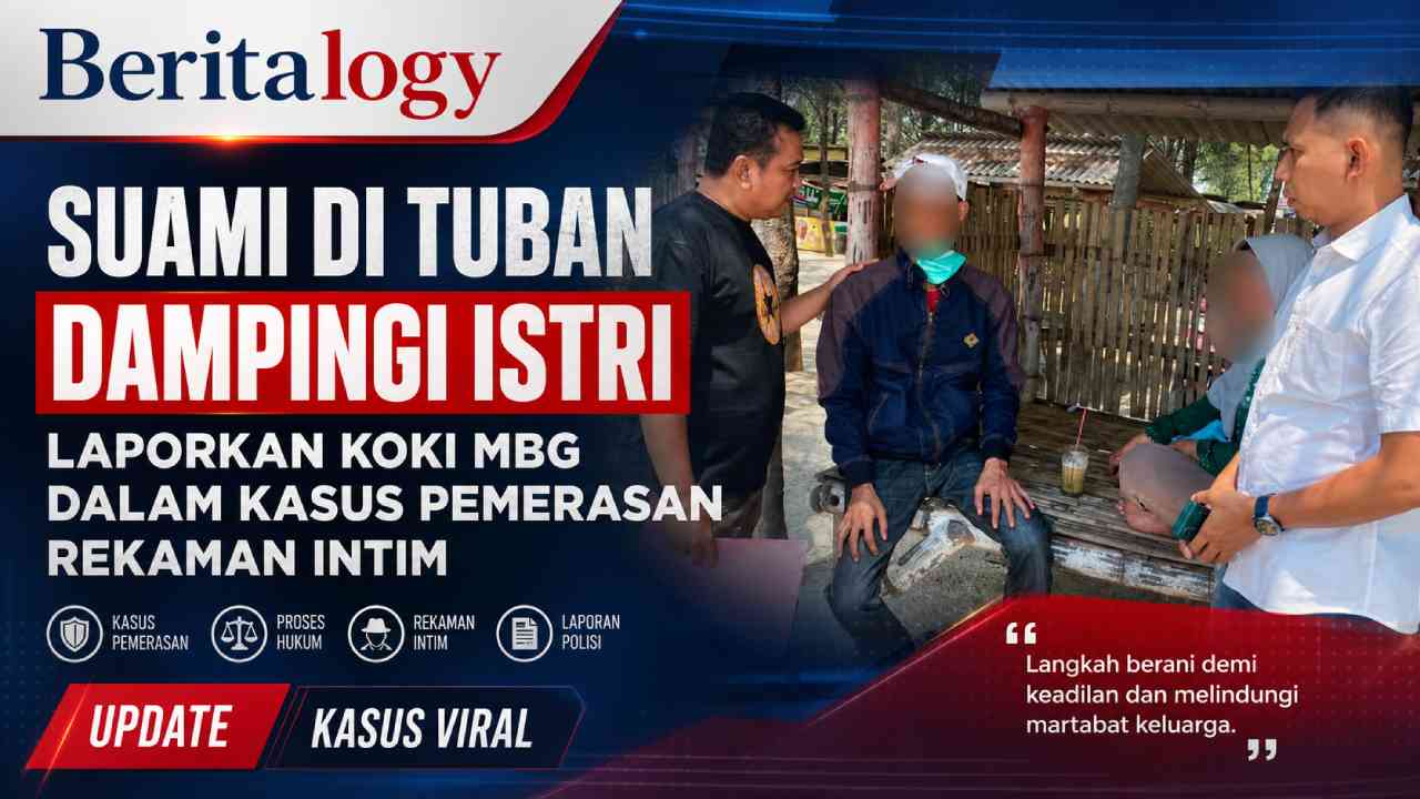 Suami di Tuban Dampingi Istri Laporkan Koki MBG dalam Kasus Pemerasan Rekaman Intim