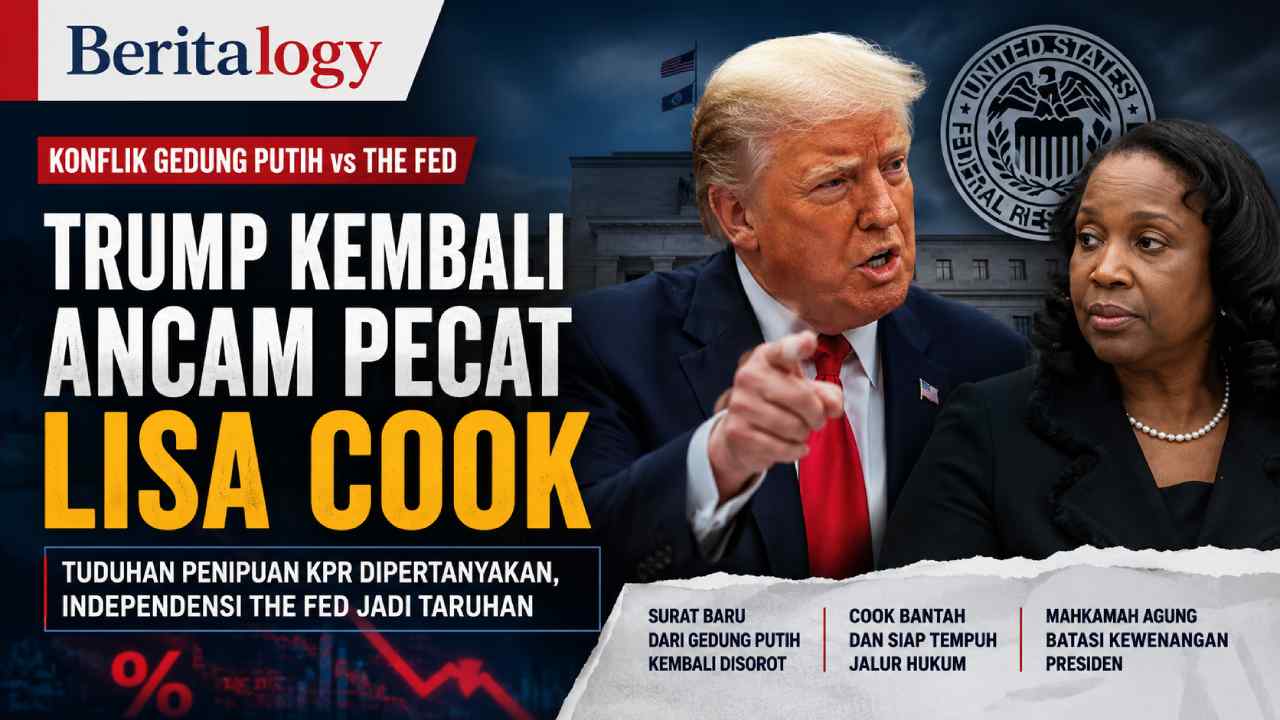 Trump Kembali Ancam Pecat Lisa Cook, Tuduhan Penipuan KPR Dipertanyakan