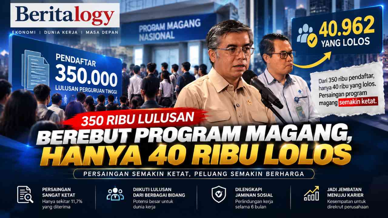 350 Ribu Lulusan Berebut Program Magang, Hanya 40 Ribu Lolos