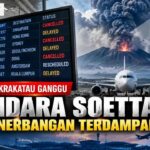 Abu Anak Krakatau Ganggu Bandara Soetta, 33 Penerbangan Terdampak