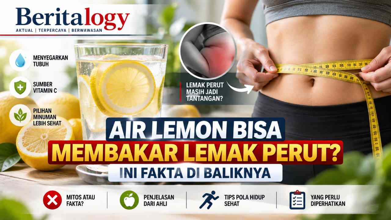 Air Lemon Bisa Membakar Lemak Perut? Ini Fakta di Baliknya