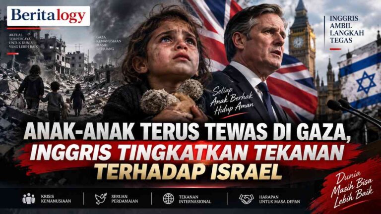 Anak-anak Terus Tewas di Gaza, Inggris Tingkatkan Tekanan terhadap Israel