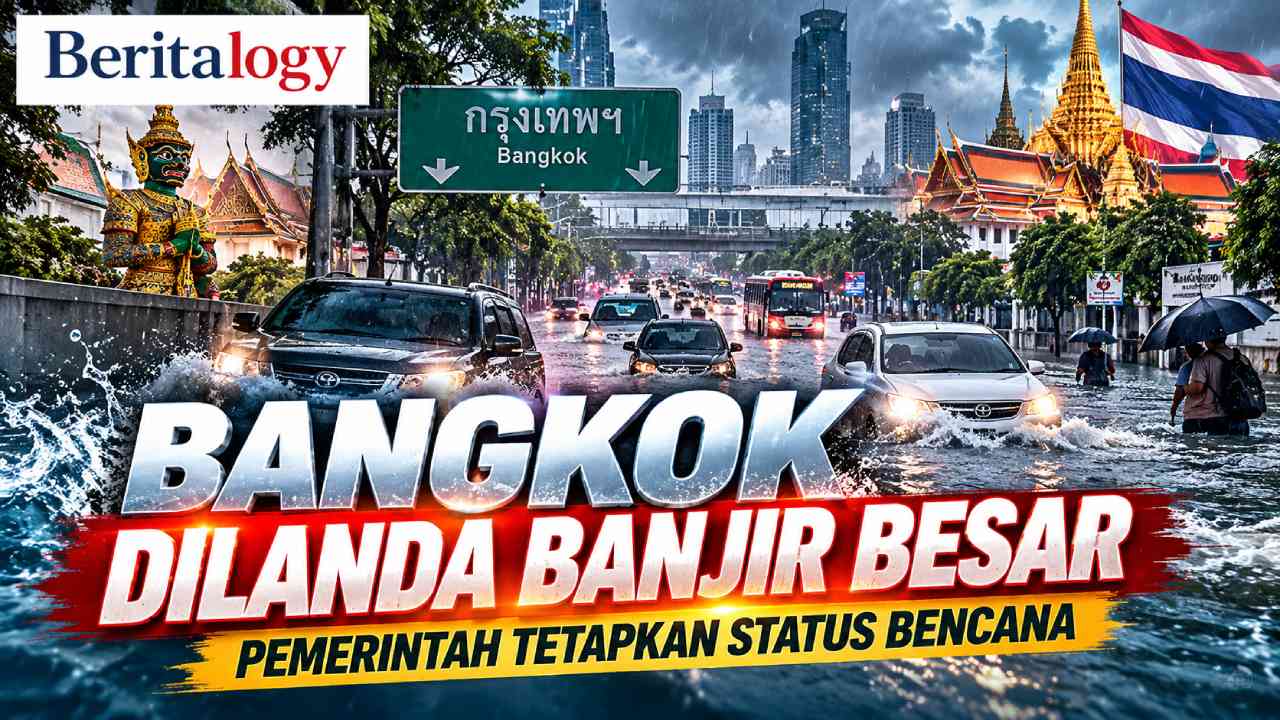Bangkok Menghadapi Banjir di Tengah Hujan Tanpa Henti
