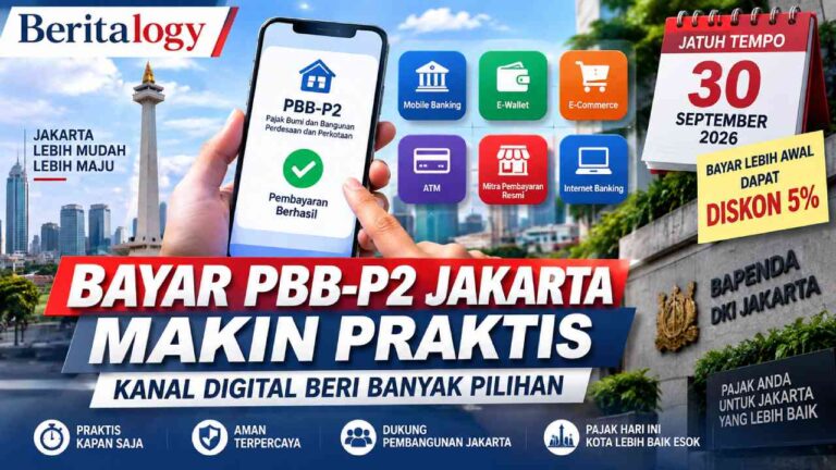 Bayar PBB-P2 Jakarta Makin Praktis, Kanal Digital Beri Banyak Pilihan