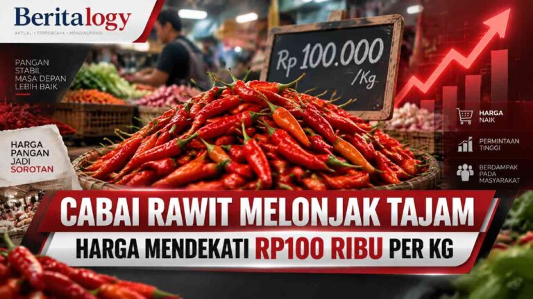 Cabai Rawit Melonjak Tajam, Harga Pasar Mendekati Rp100 Ribu per Kg