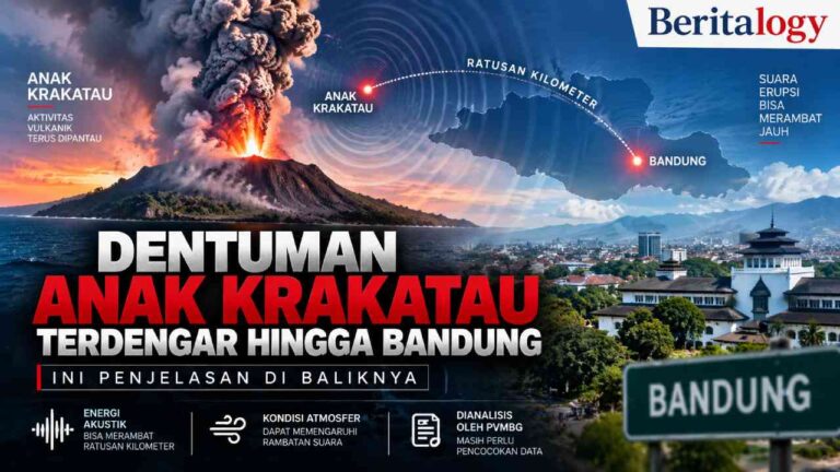 Dentuman Anak Krakatau Terdengar hingga Bandung, Ini Penjelasan di Baliknya