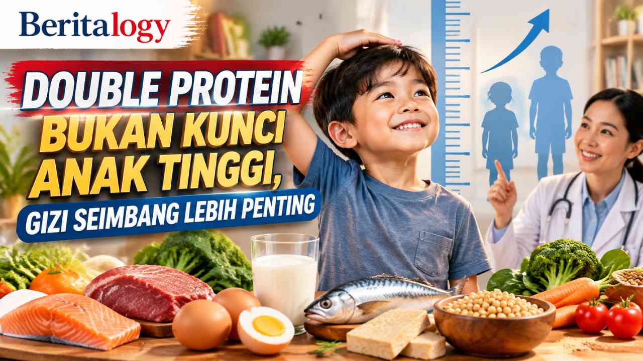 Double Protein Bukan Kunci Anak Tinggi, Gizi Seimbang Lebih Penting