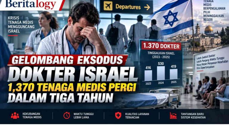 Gelombang Eksodus Dokter Israel, 1.370 Tenaga Medis Pergi dalam Tiga Tahun