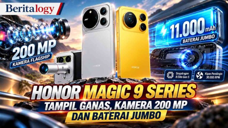 Honor Magic 9 Series Tampil Ganas, Kamera 200 MP dan Baterai Jumbo
