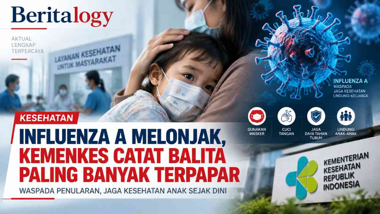 Influenza A Melonjak, Kemenkes Catat Balita Paling Banyak Terpapar