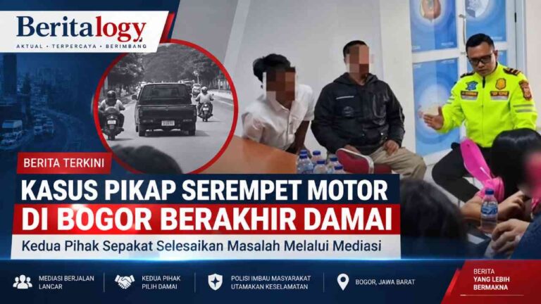 Kasus Pikap Serempet Motor di Bogor Berakhir Damai Usai Mediasi