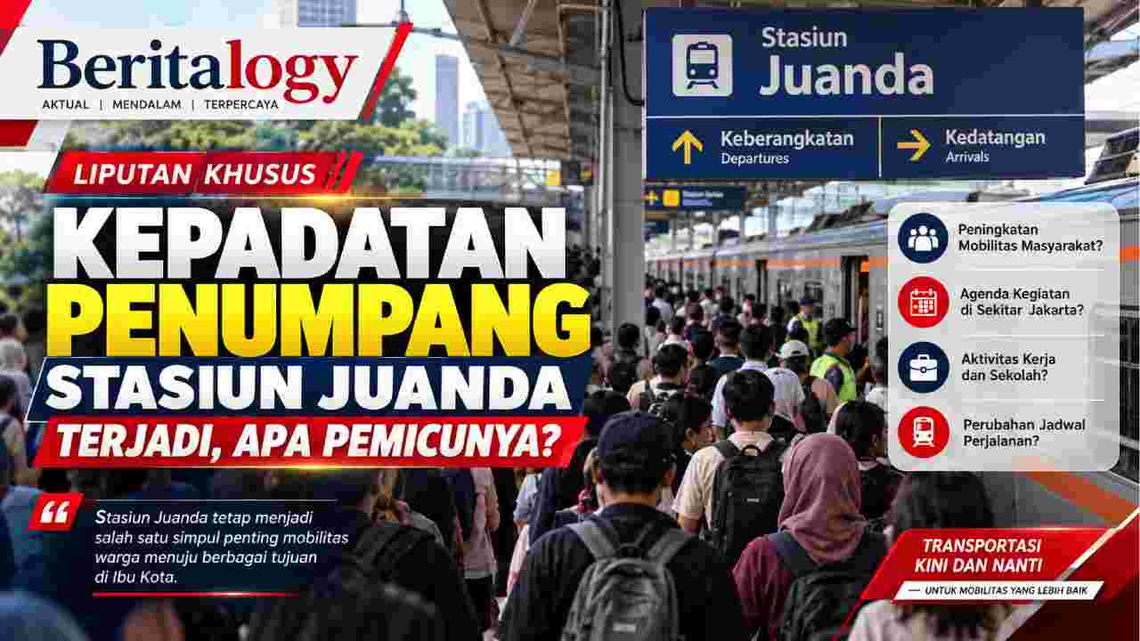 Kepadatan Penumpang Stasiun Juanda Terjadi, Apa Pemicunya?