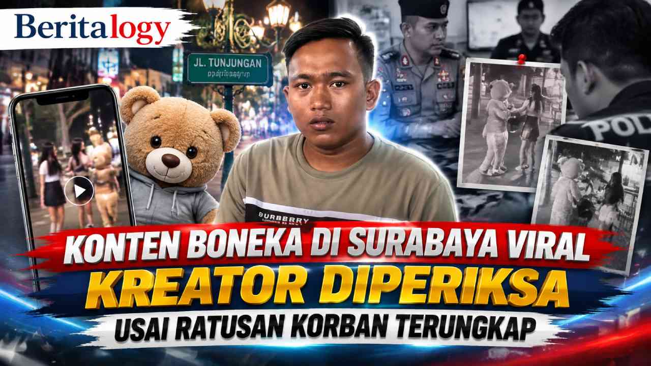 Konten Boneka di Surabaya Viral, Kreator Diperiksa Korban Terungkap