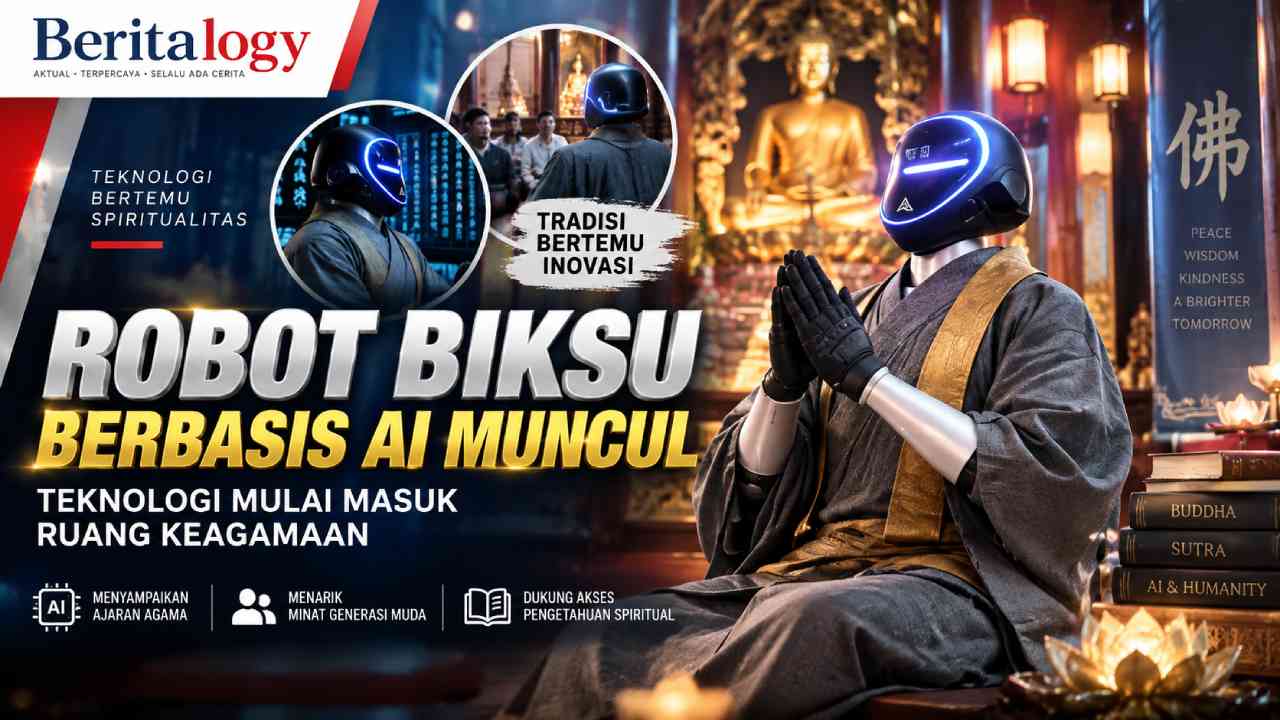 Robot Biksu Berbasis AI Muncul, Teknologi Mulai Masuk Ruang Keagamaan
