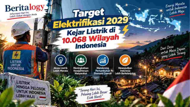 Target Elektrifikasi 2029 Kejar Listrik di 10.068 Wilayah Indonesia