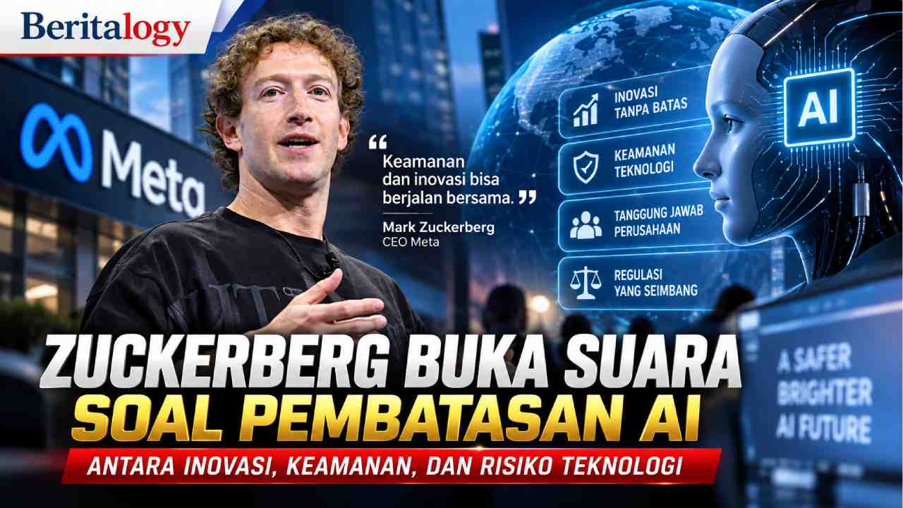 Zuckerberg Buka Suara soal Pembatasan AI dan Risiko Teknologi