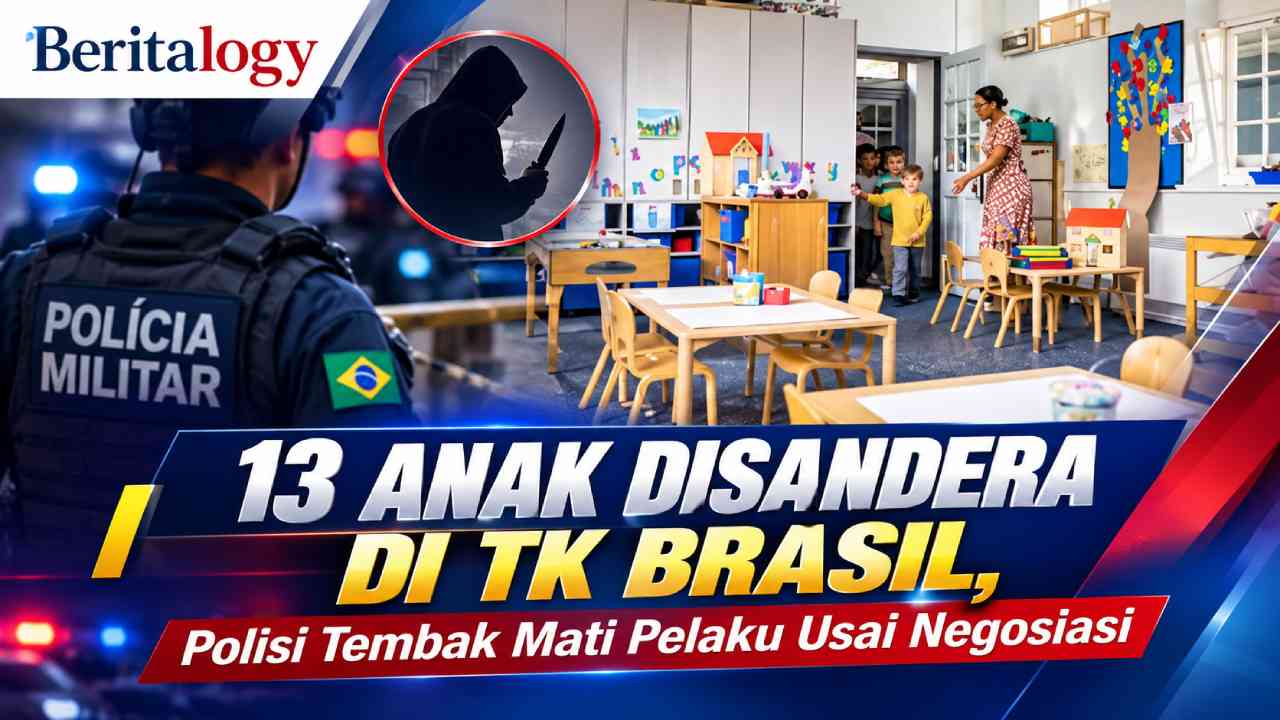 13 Anak Disandera di TK Brasil, Polisi Tembak Mati Pelaku Usai Negosiasi