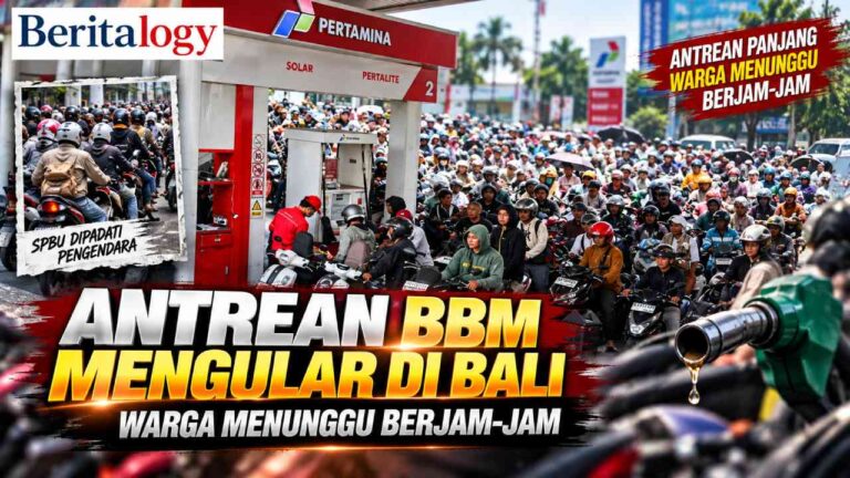Antrean BBM Mengular di Bali, Warga Menunggu Berjam-jam