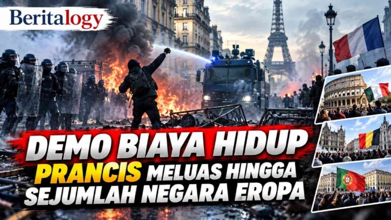 Demo Biaya Hidup Prancis Meluas hingga Sejumlah Negara Eropa