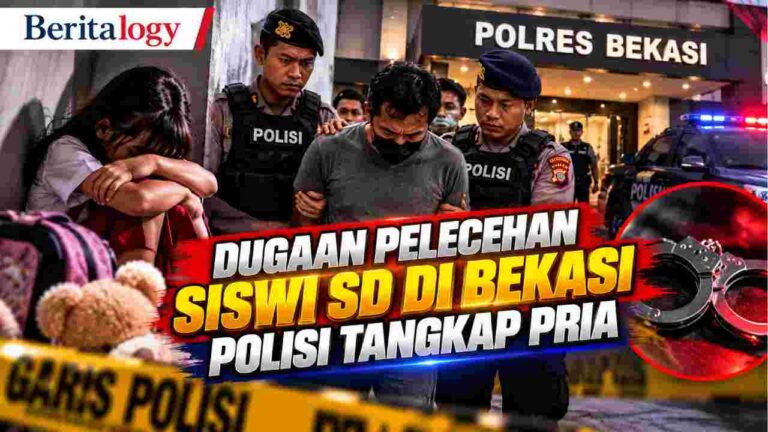 Dugaan Pelecehan Siswi SD di Bekasi, Polisi Tangkap Pria