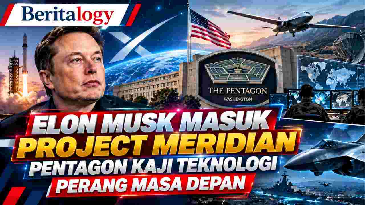 Elon Musk Masuk Project Meridian, Pentagon Kaji Teknologi Perang Masa Depan