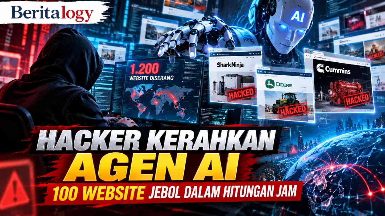 Hacker Kerahkan Agen AI, 100 Website Jebol dalam Hitungan Jam