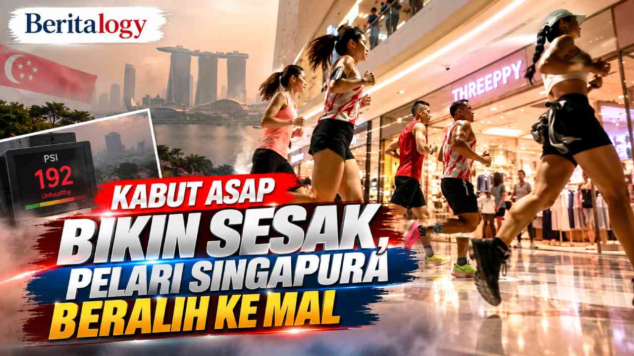Kabut Asap Ganggu Aktivitas, Pelari Singapura Beralih ke Mal