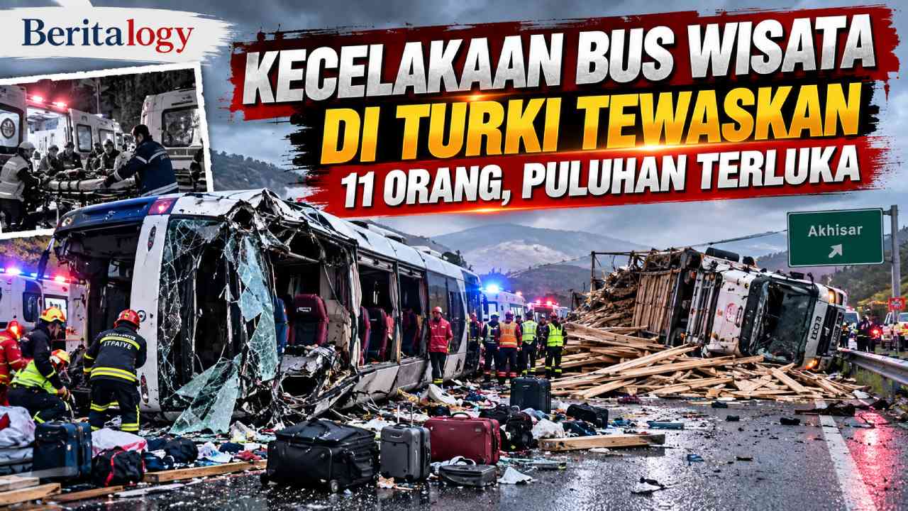 Kecelakaan Bus Wisata di Turki Tewaskan 11 Orang, Puluhan Terluka