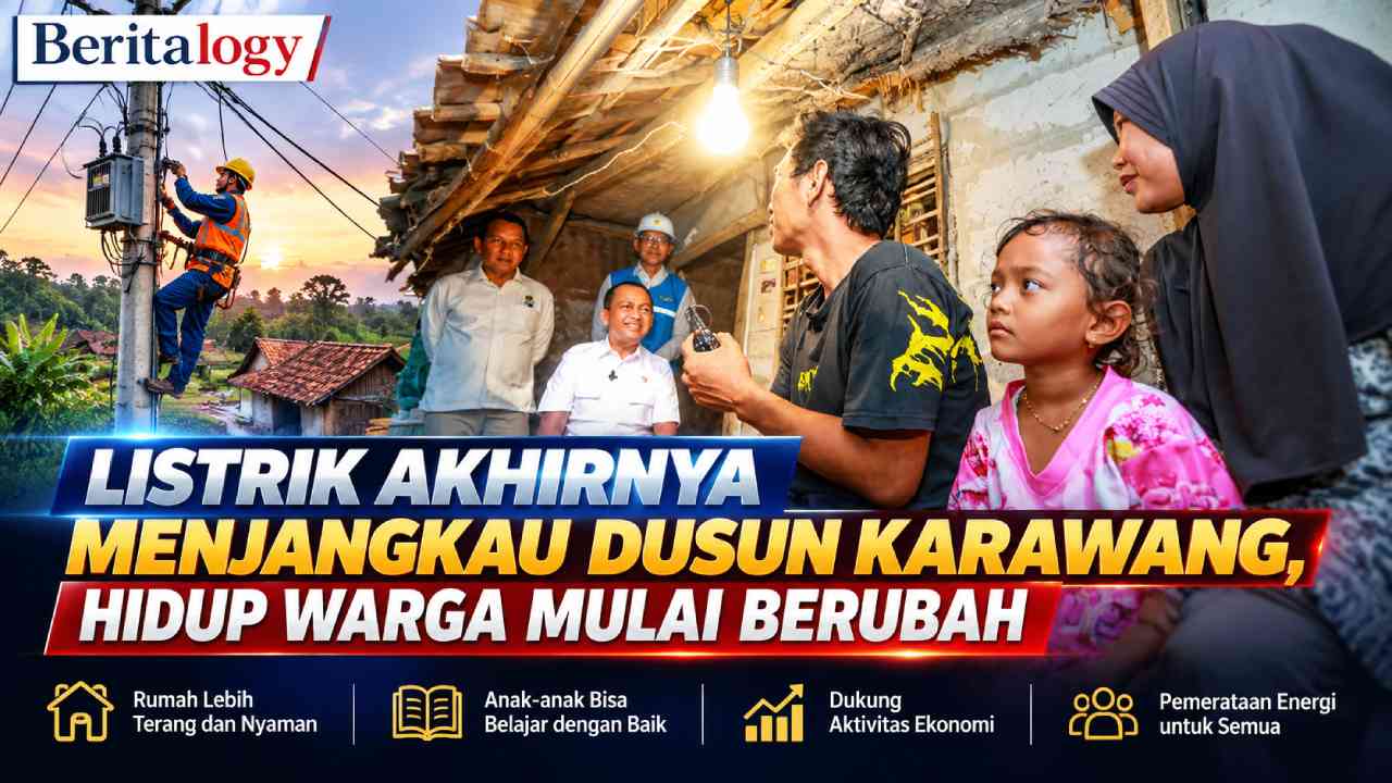 Listrik Akhirnya Menjangkau Dusun Karawang, Hidup Warga Mulai Berubah