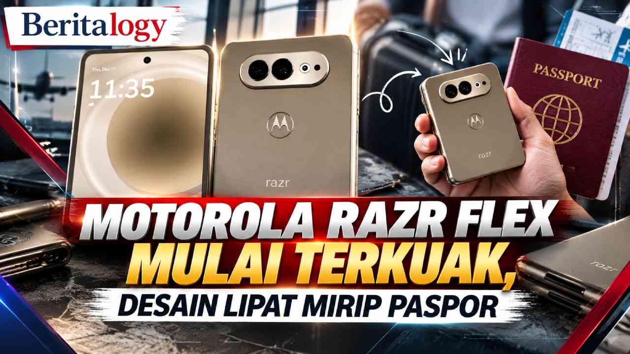 Motorola Razr Flex Mulai Terkuak, Desain Lipat Mirip Paspor