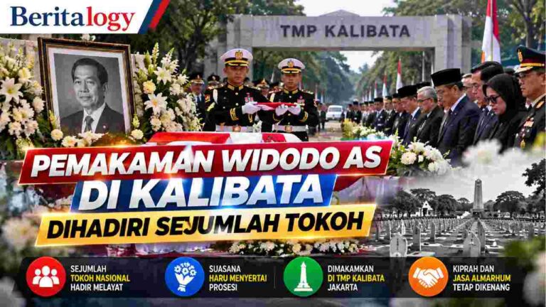 Pemakaman Widodo AS di Kalibata Dihadiri Sejumlah Tokoh